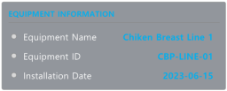 XISOM_Chiken_breast_line_monitoring_equip_info